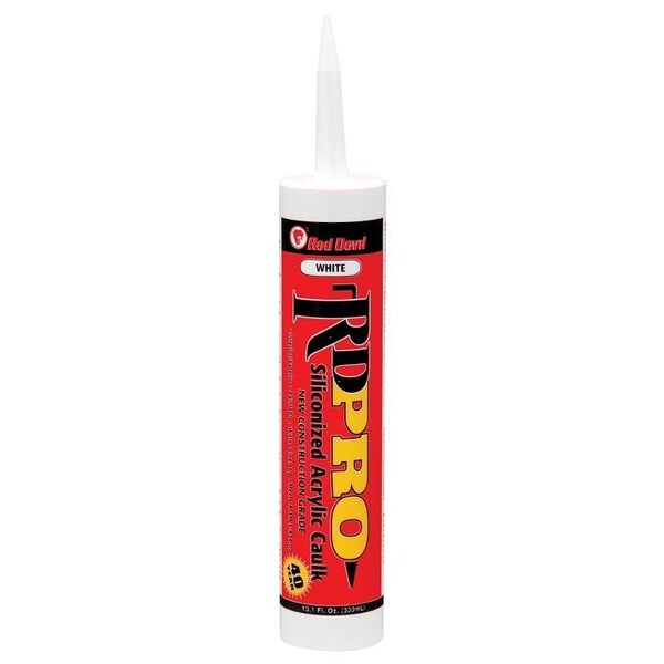 Red Devil 090601 Silicone Caulk, White, 101 floz 0906/OI Zoro